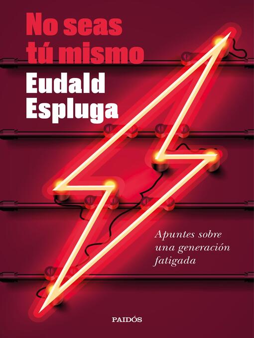 Title details for No seas tú mismo by Eudald Espluga - Wait list